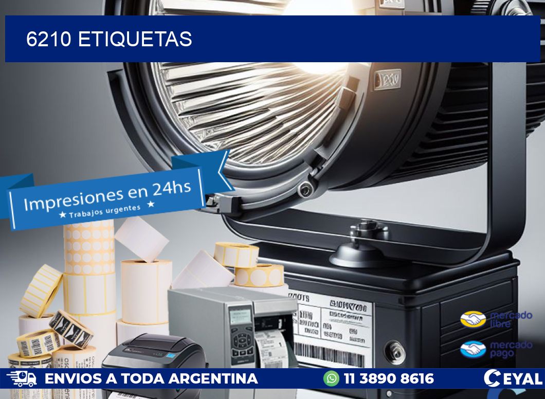 6210 ETIQUETAS