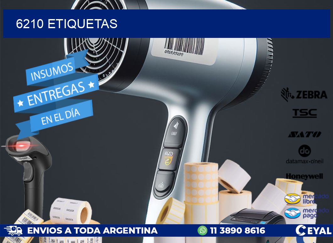 6210 ETIQUETAS