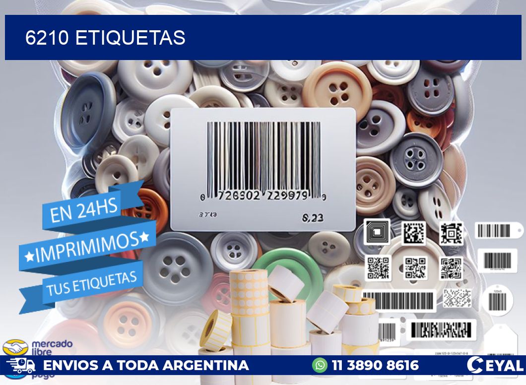 6210 ETIQUETAS