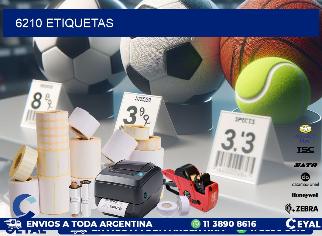 6210 ETIQUETAS