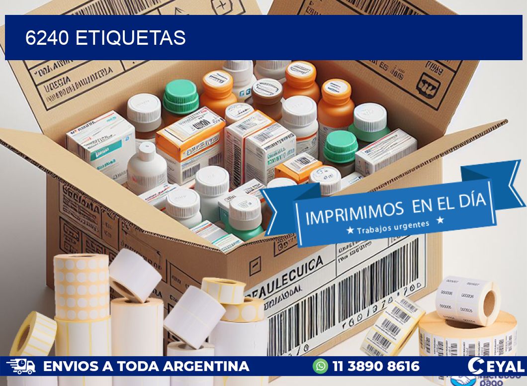 6240 ETIQUETAS