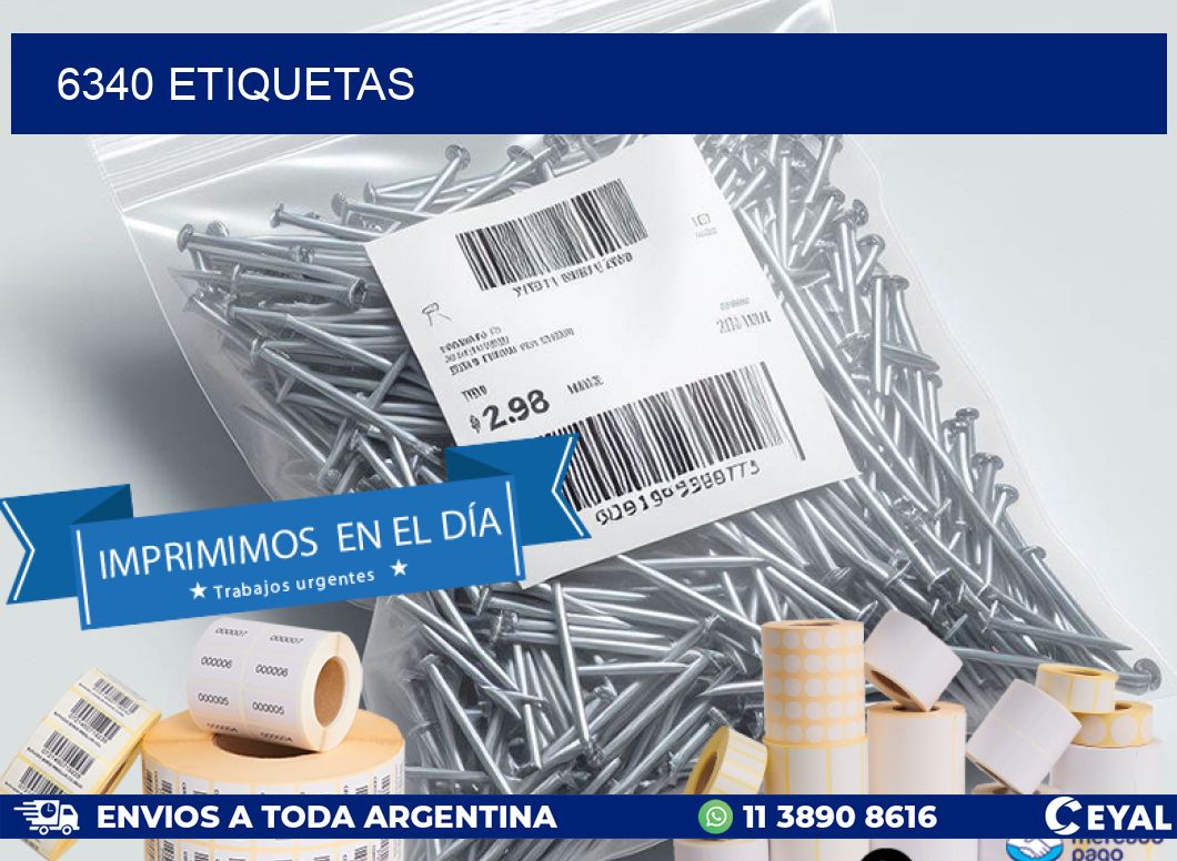 6340 ETIQUETAS