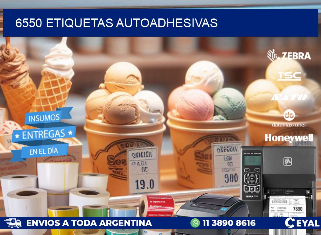 6550 ETIQUETAS AUTOADHESIVAS