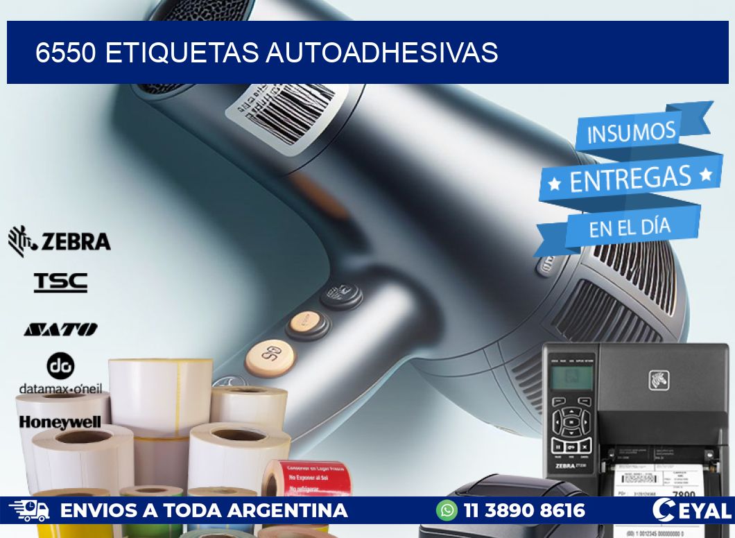 6550 ETIQUETAS AUTOADHESIVAS