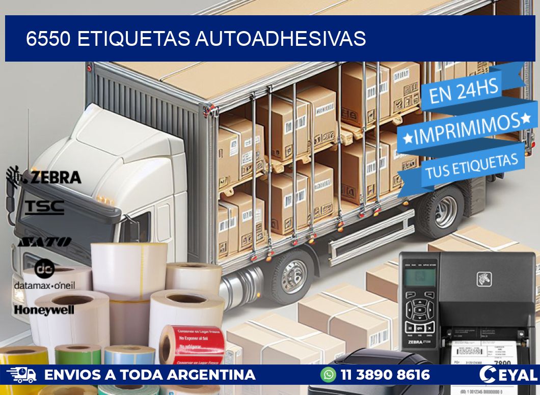 6550 ETIQUETAS AUTOADHESIVAS