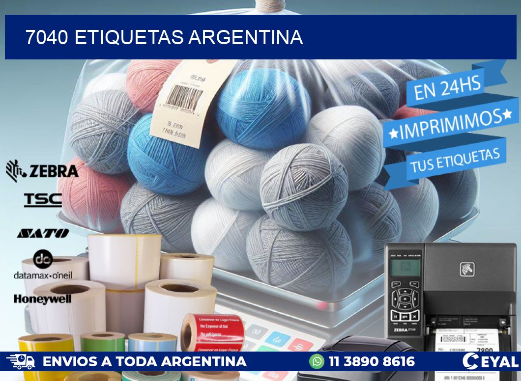 7040 ETIQUETAS ARGENTINA