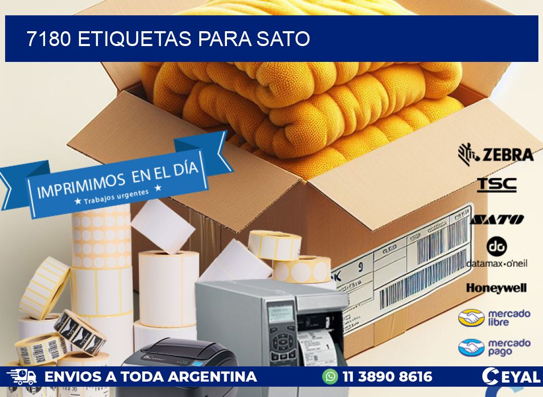 7180 ETIQUETAS PARA SATO