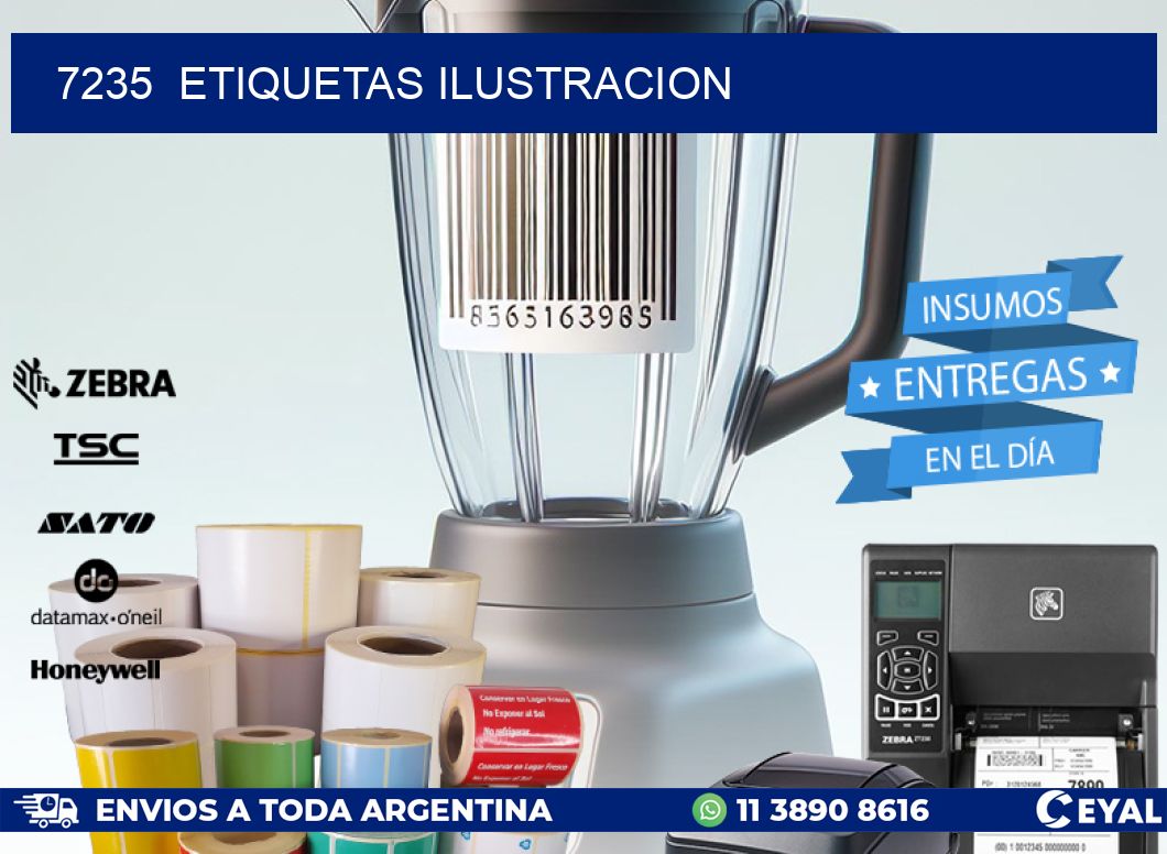 7235  ETIQUETAS ILUSTRACION