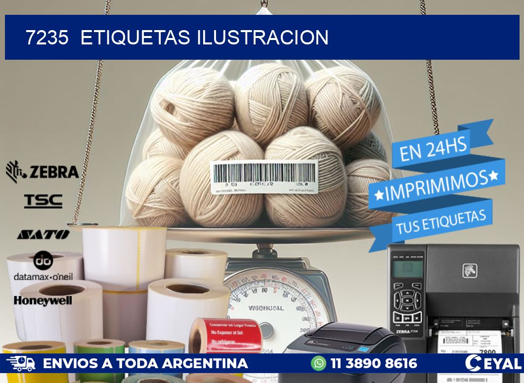 7235  ETIQUETAS ILUSTRACION