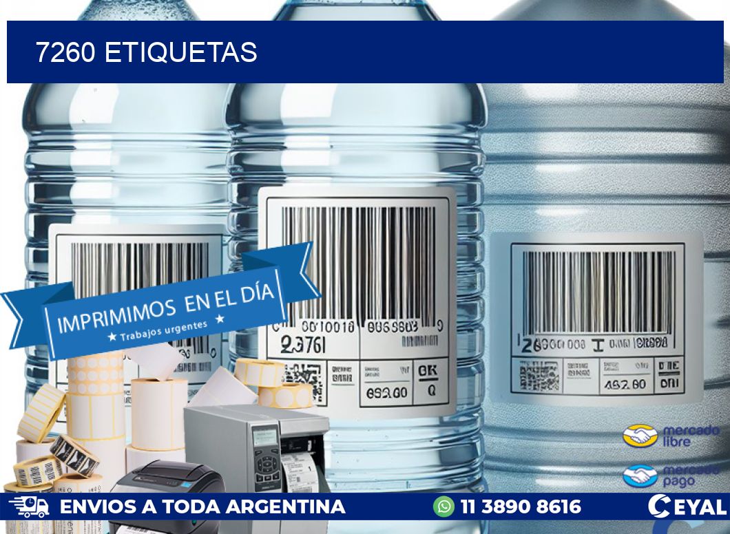 7260 ETIQUETAS