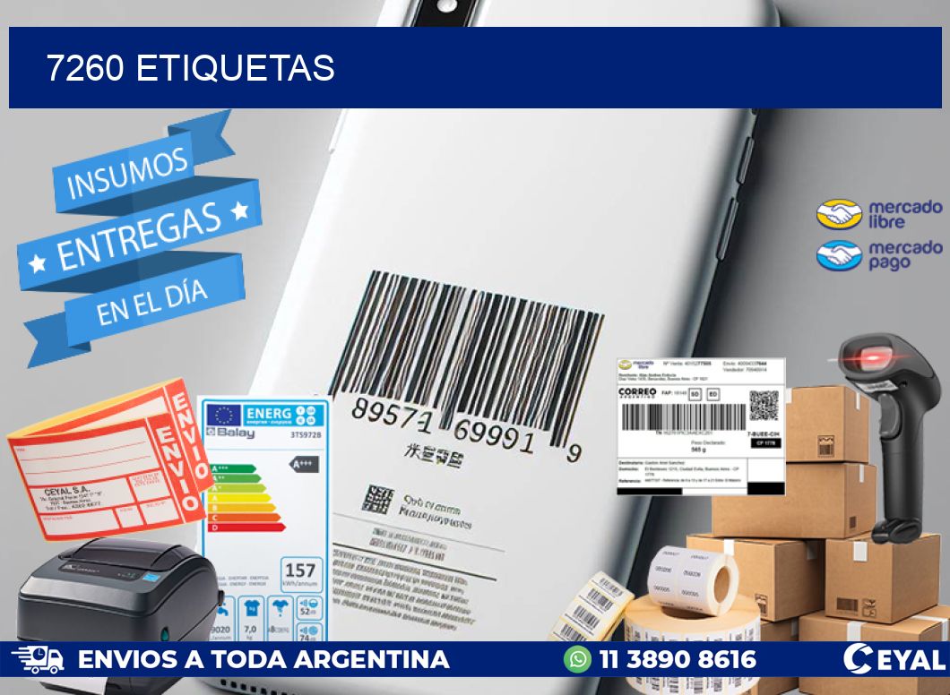 7260 ETIQUETAS