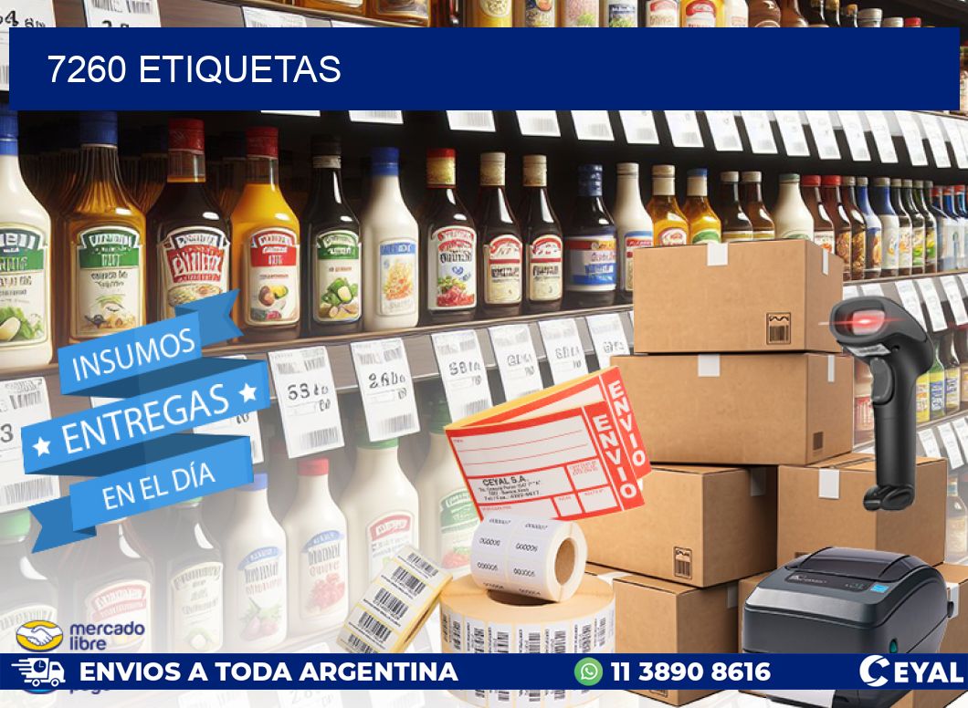 7260 ETIQUETAS