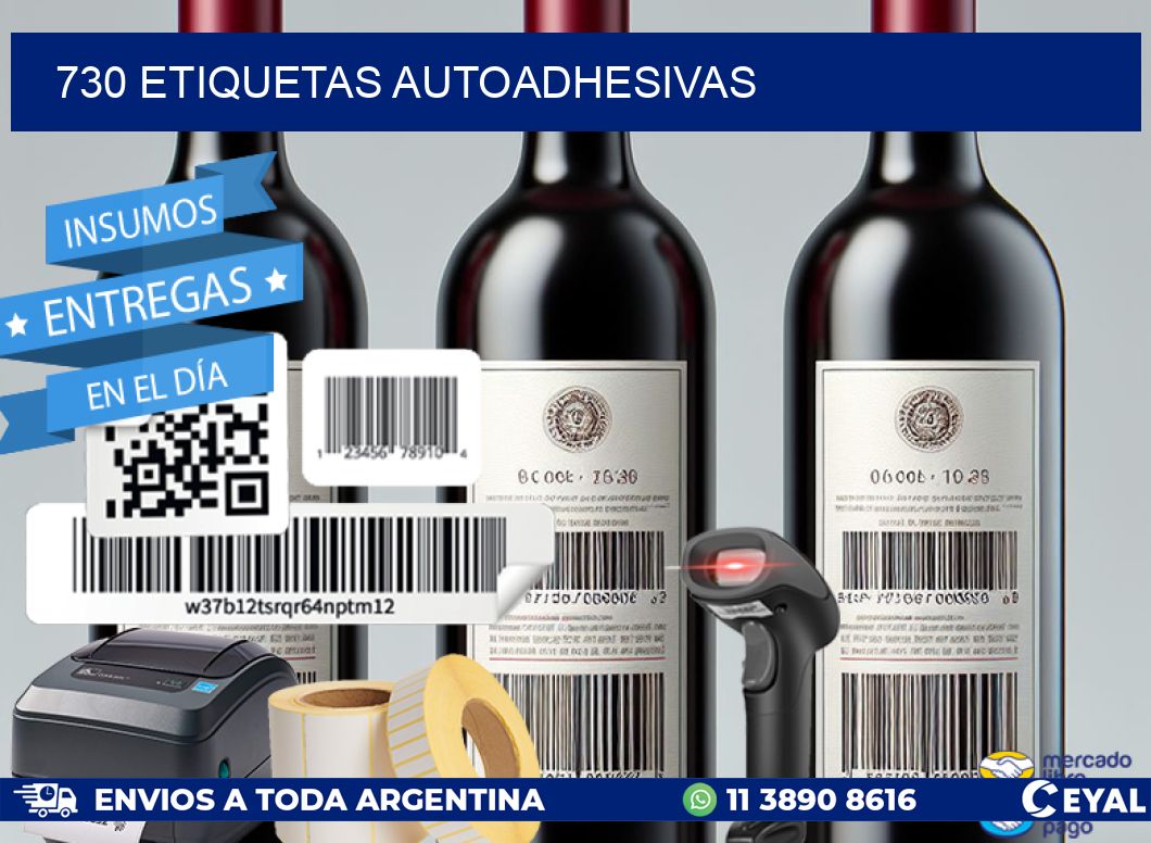 730 ETIQUETAS AUTOADHESIVAS