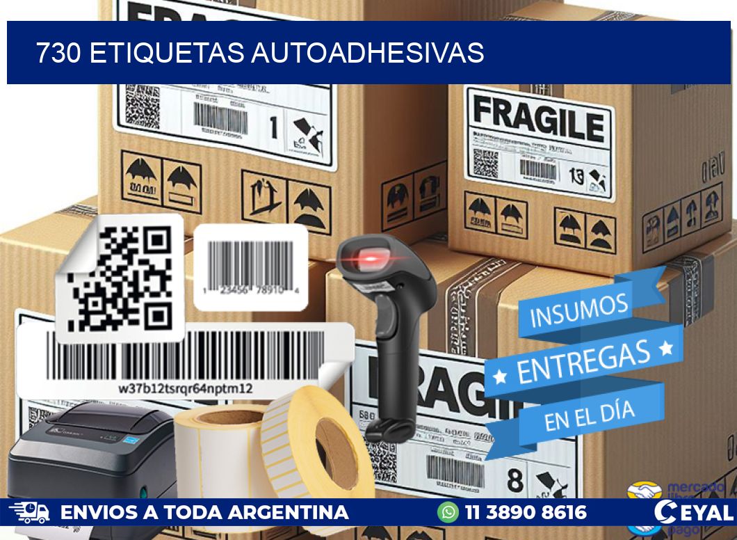 730 ETIQUETAS AUTOADHESIVAS