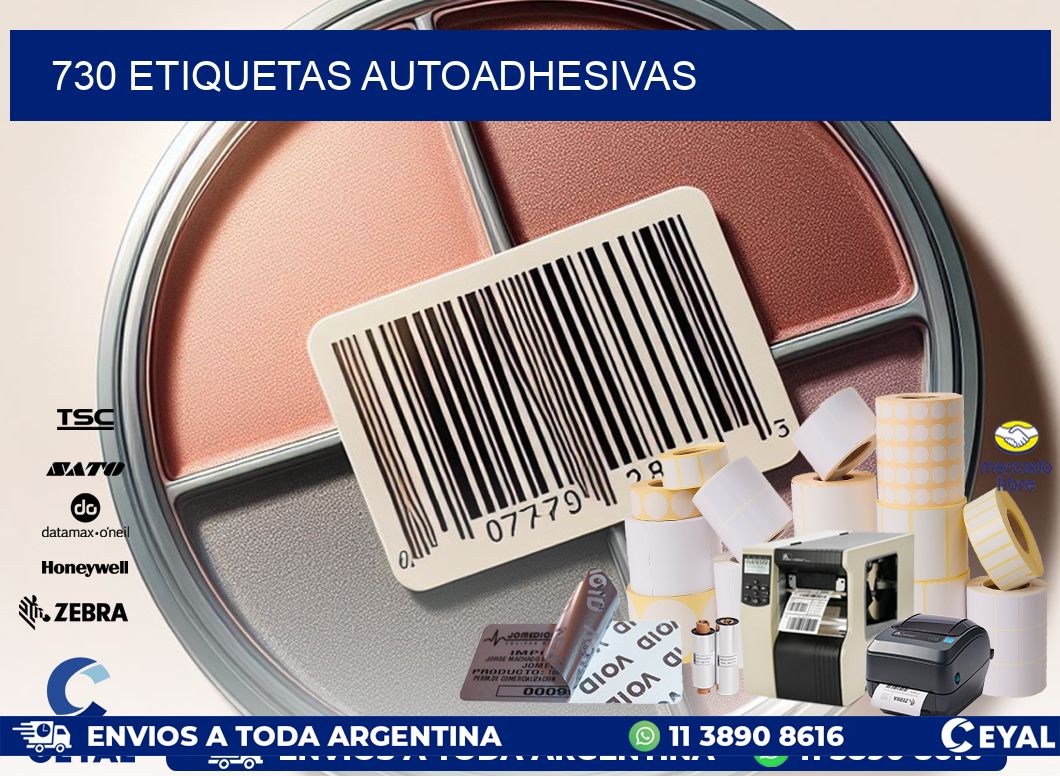730 ETIQUETAS AUTOADHESIVAS