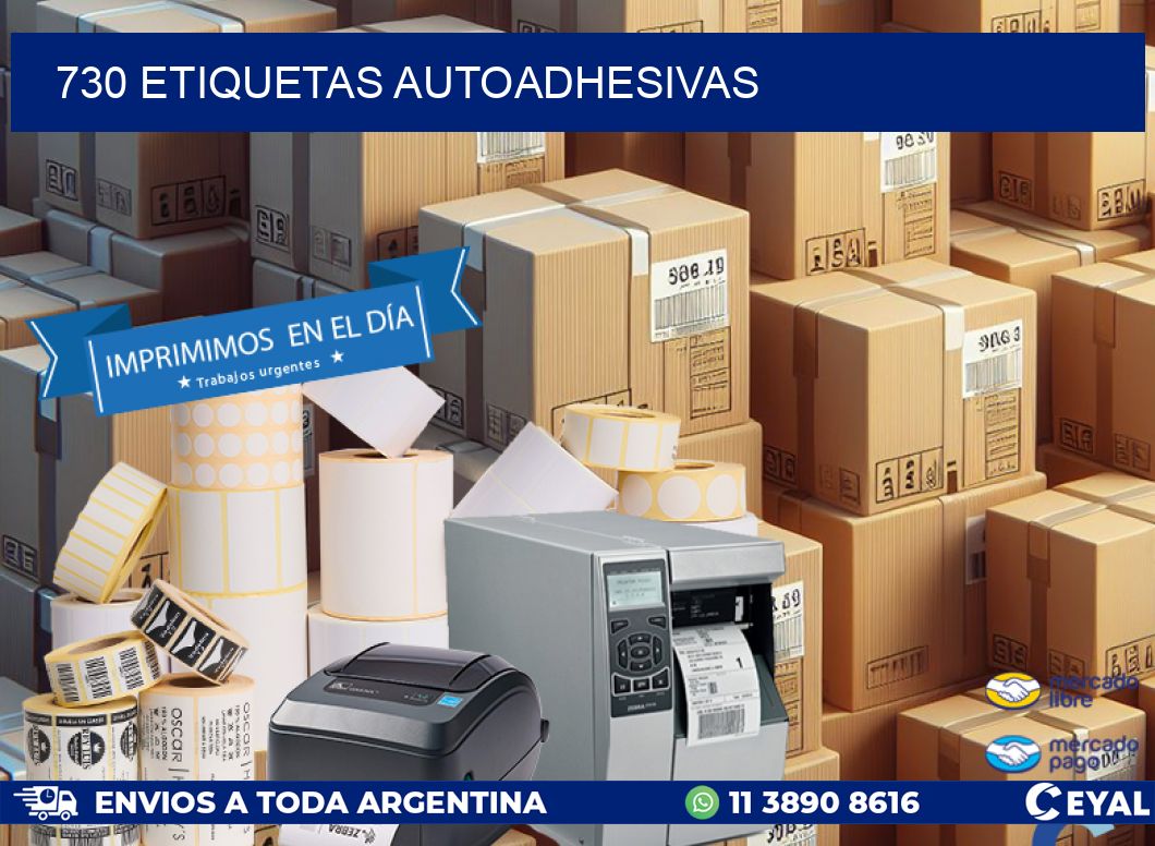 730 ETIQUETAS AUTOADHESIVAS