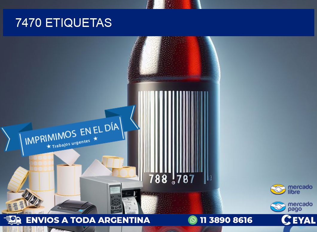 7470 ETIQUETAS