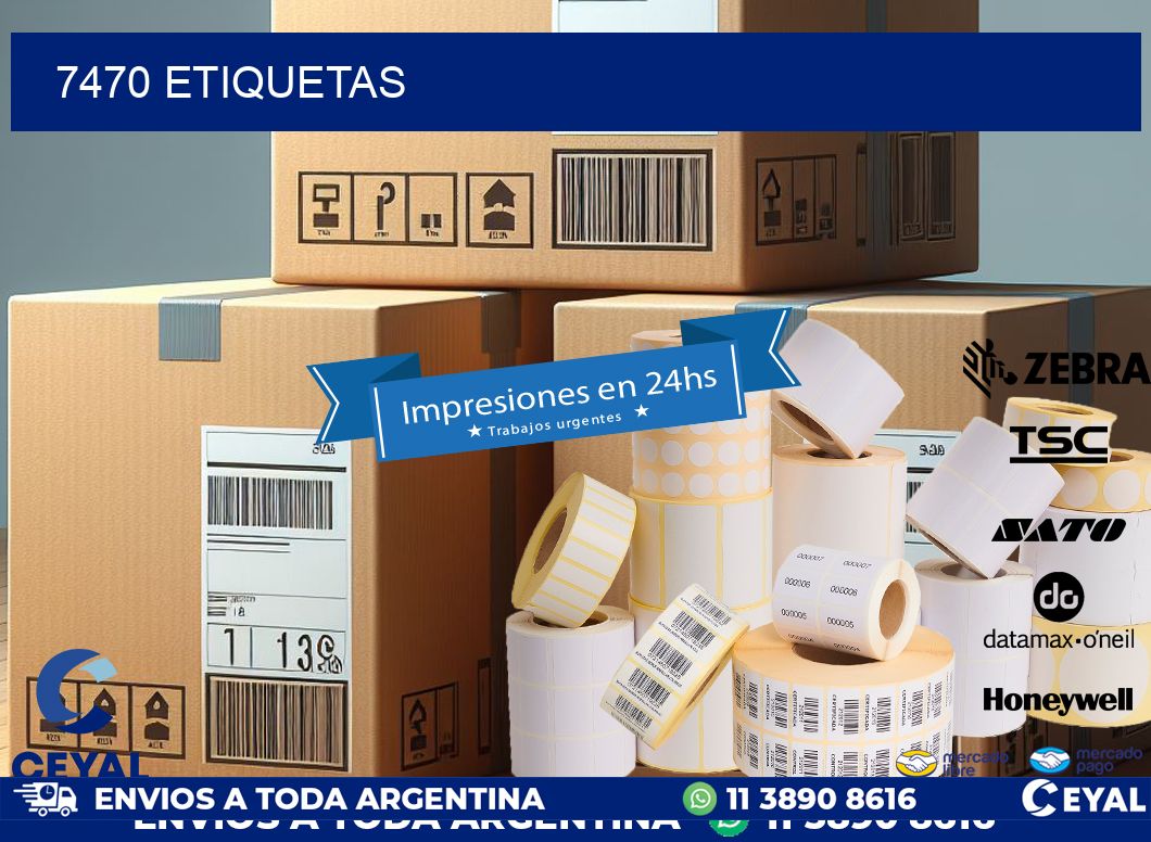 7470 ETIQUETAS