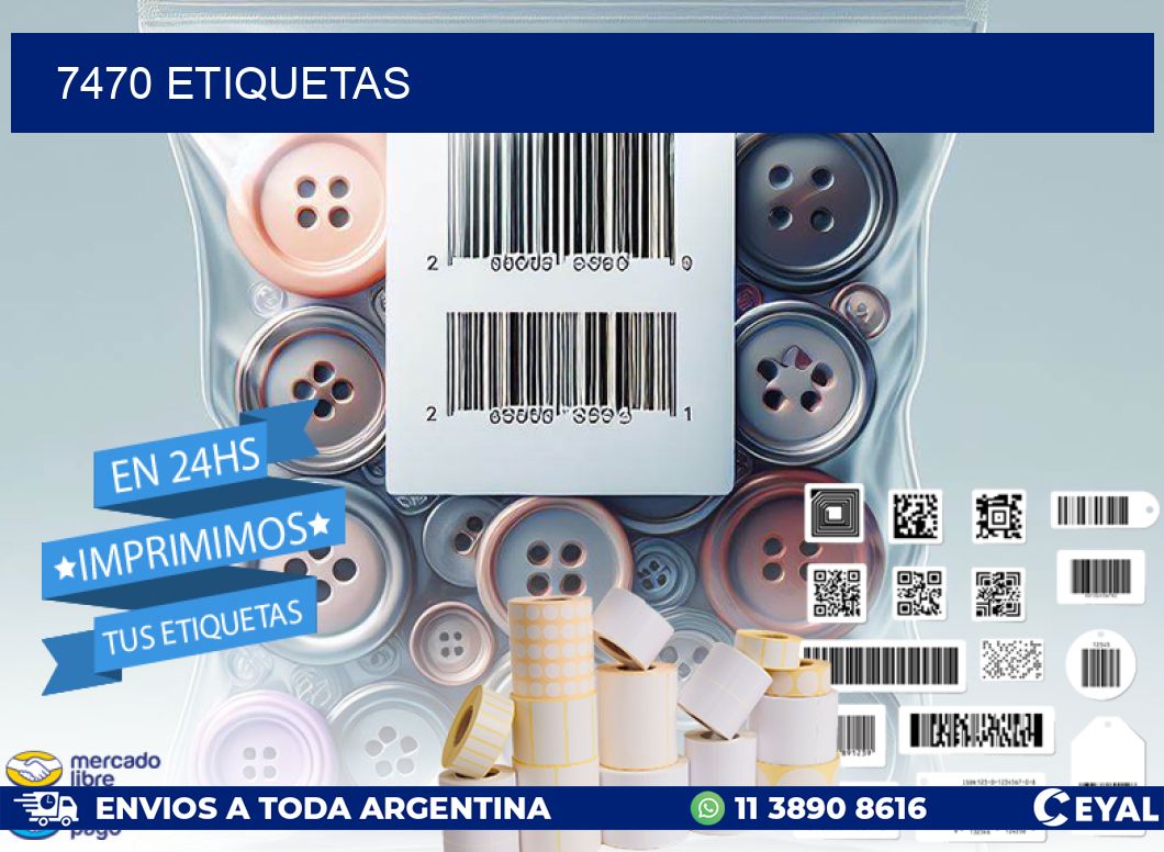 7470 ETIQUETAS