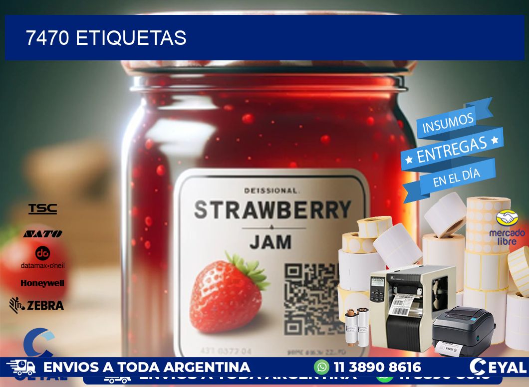 7470 ETIQUETAS