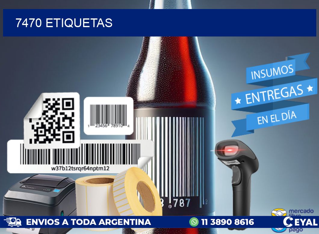 7470 ETIQUETAS