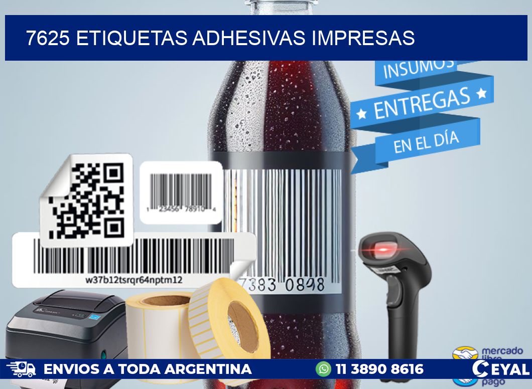 7625 ETIQUETAS ADHESIVAS IMPRESAS