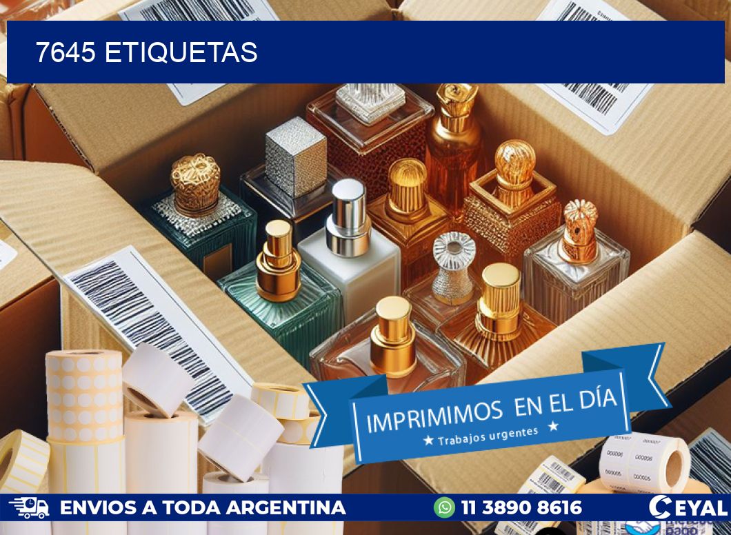 7645 ETIQUETAS