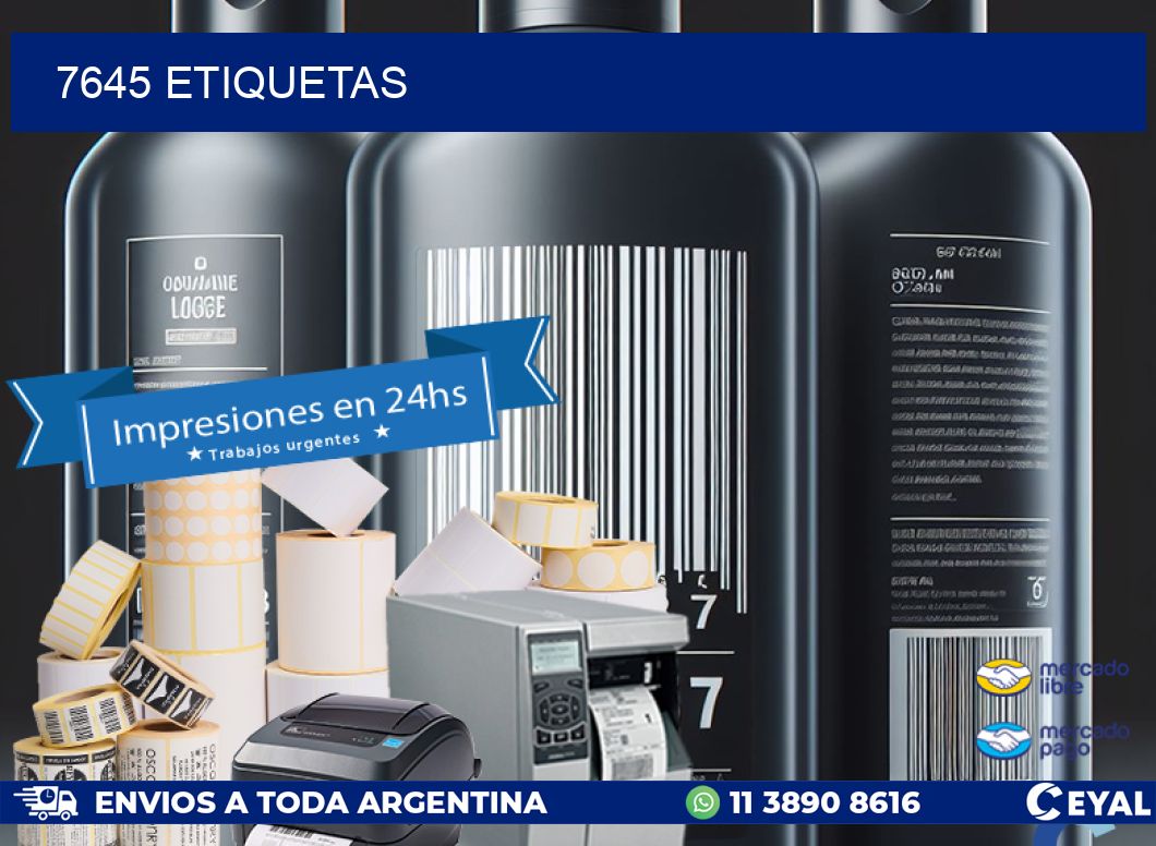 7645 ETIQUETAS