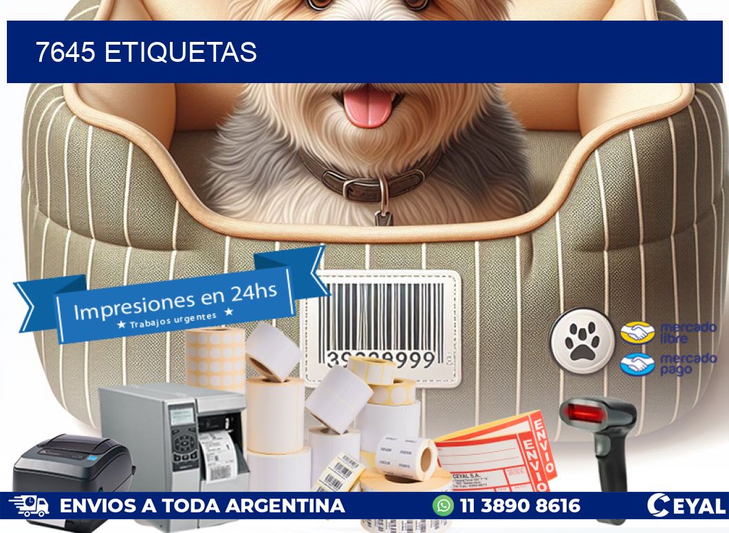 7645 ETIQUETAS