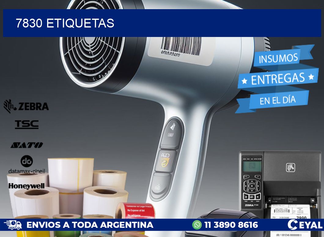 7830 ETIQUETAS