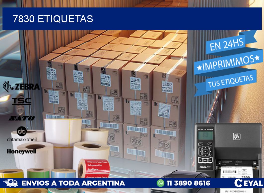7830 ETIQUETAS