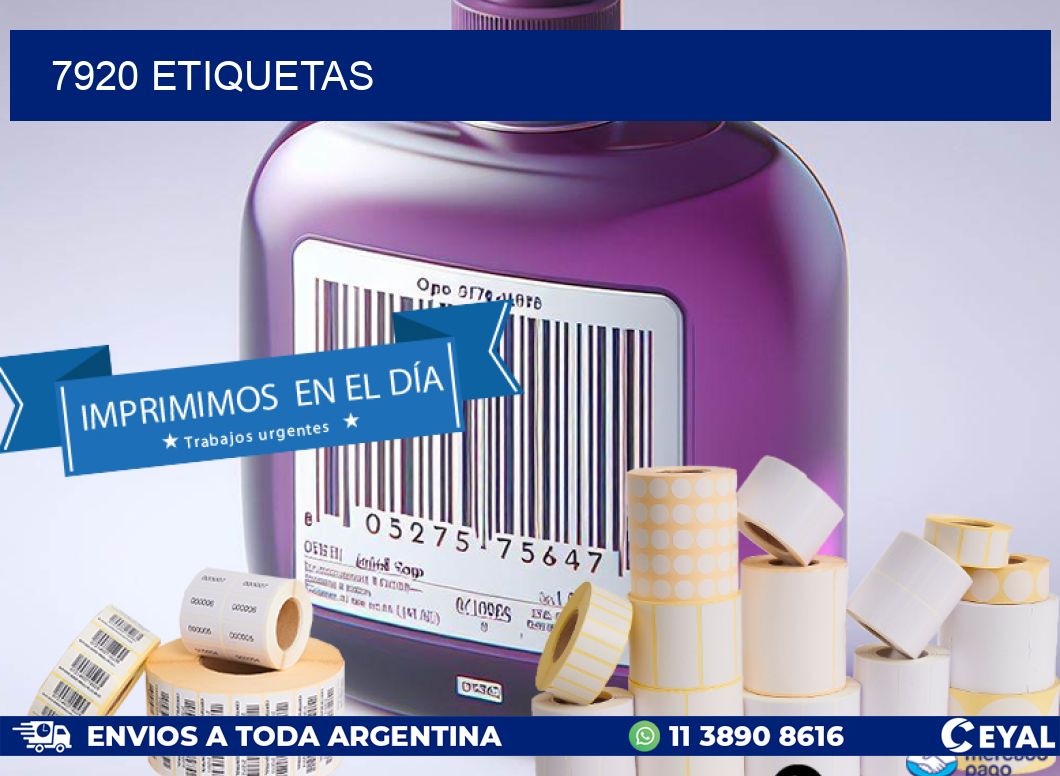 7920 ETIQUETAS