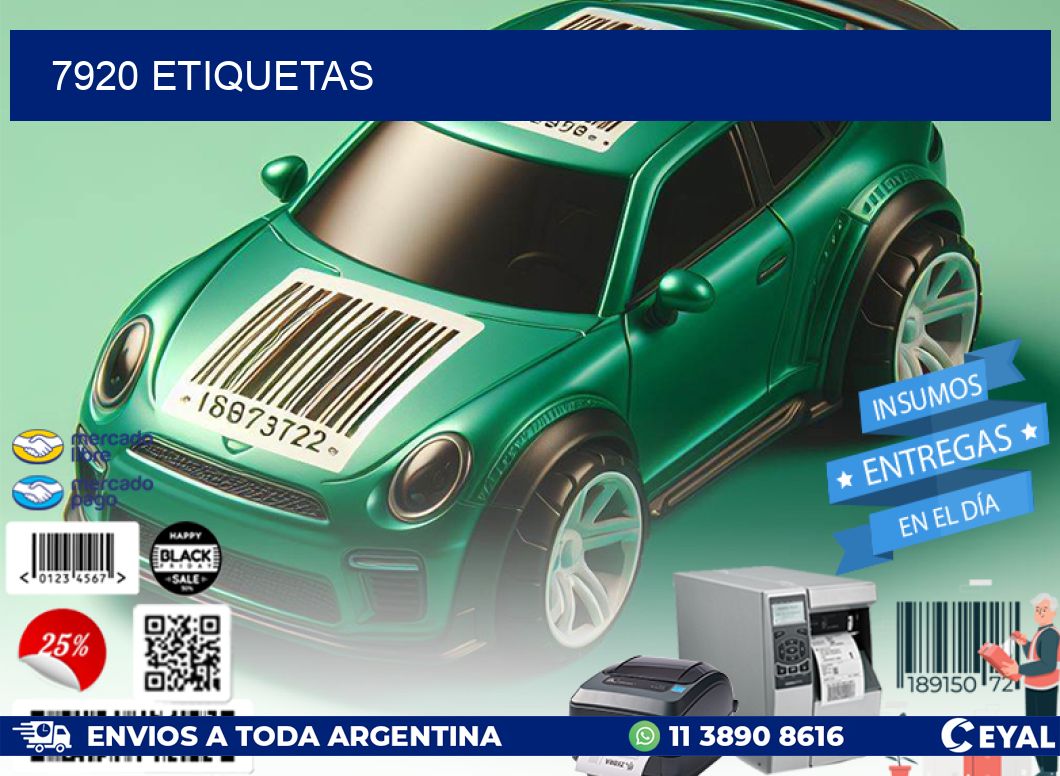 7920 ETIQUETAS