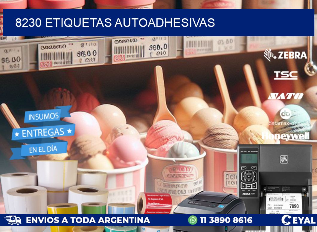 8230 ETIQUETAS AUTOADHESIVAS