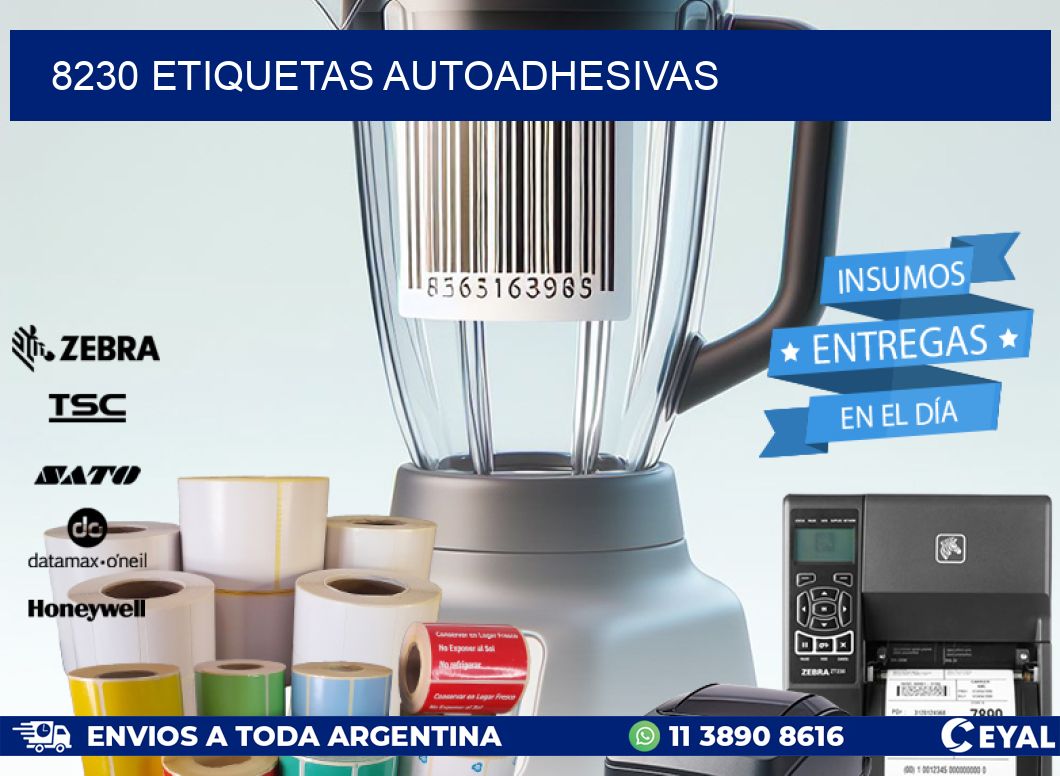 8230 ETIQUETAS AUTOADHESIVAS