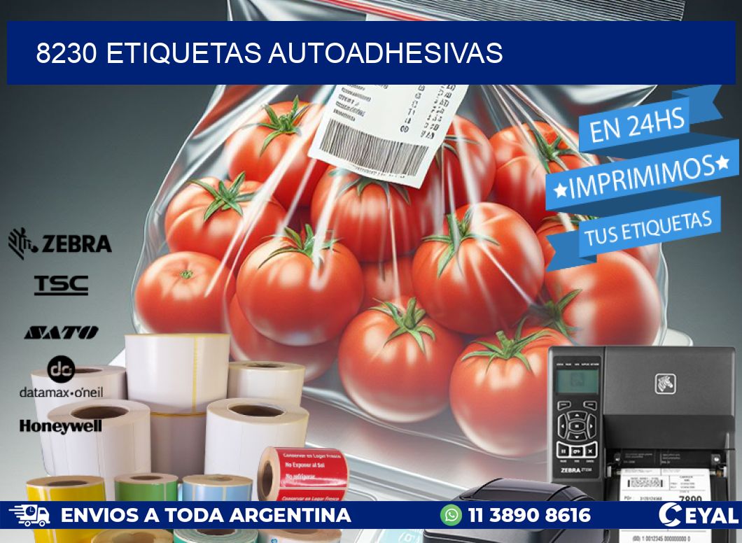 8230 ETIQUETAS AUTOADHESIVAS