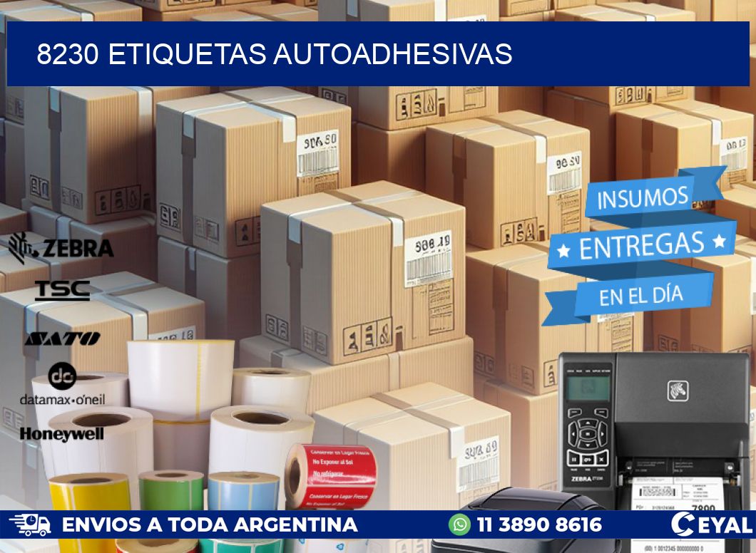 8230 ETIQUETAS AUTOADHESIVAS