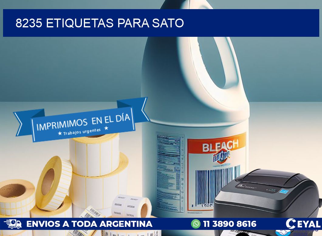 8235 ETIQUETAS PARA SATO