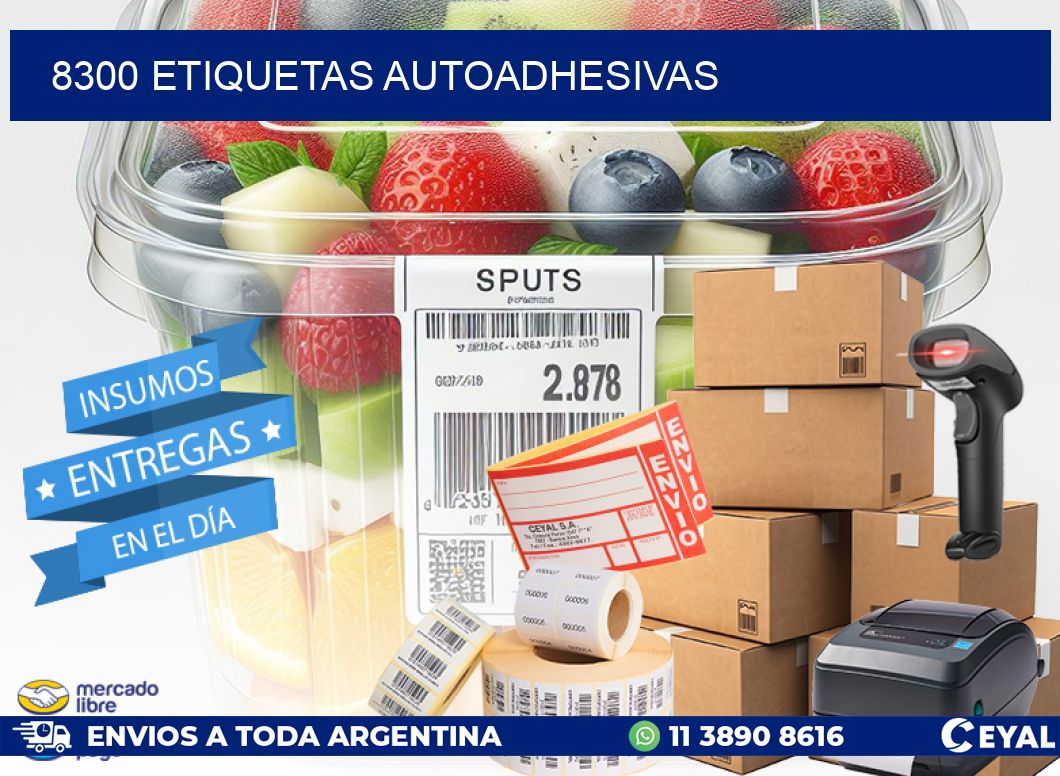 8300 ETIQUETAS AUTOADHESIVAS