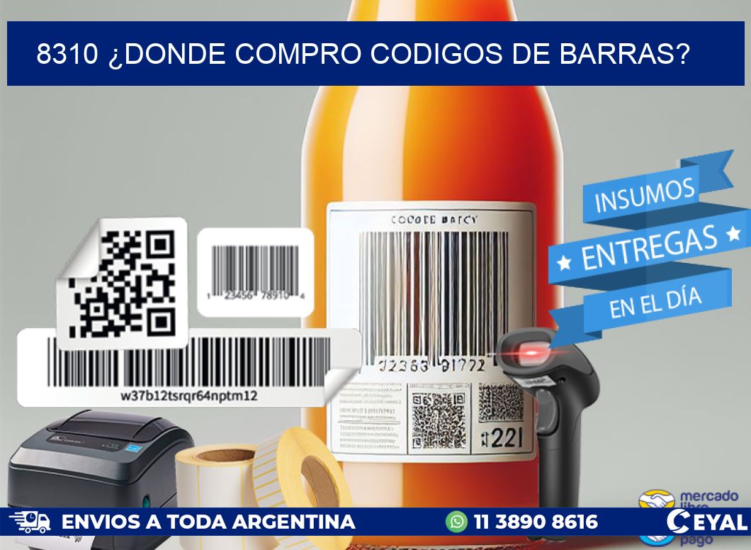 8310 ¿DONDE COMPRO CODIGOS DE BARRAS?