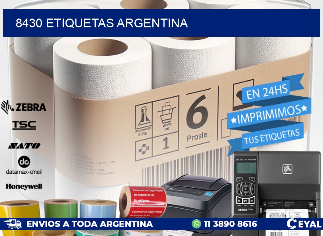 8430 ETIQUETAS ARGENTINA