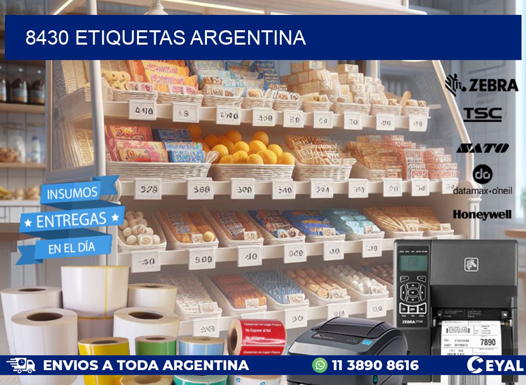 8430 ETIQUETAS ARGENTINA