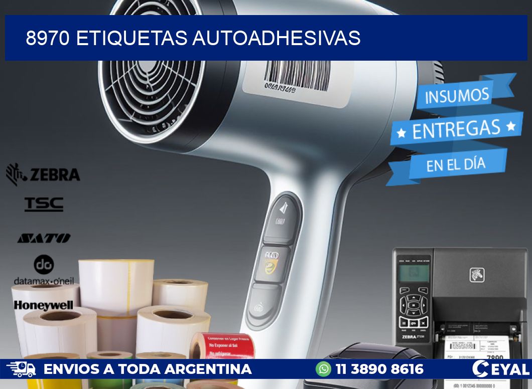 8970 ETIQUETAS AUTOADHESIVAS