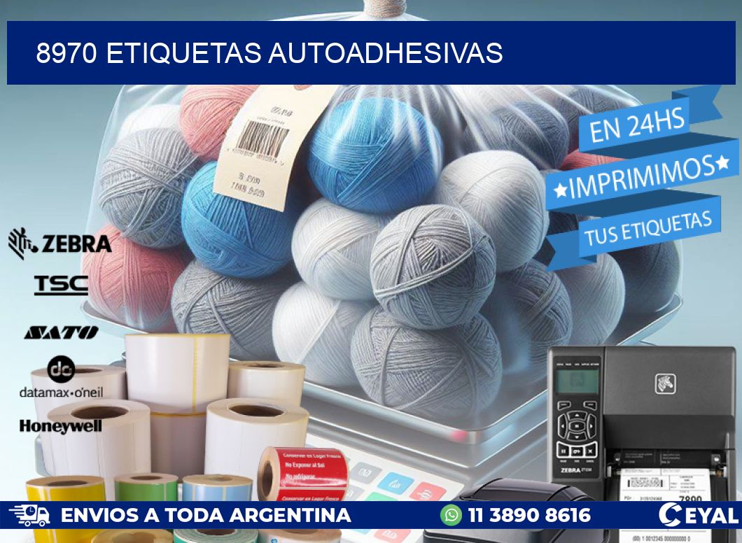 8970 ETIQUETAS AUTOADHESIVAS