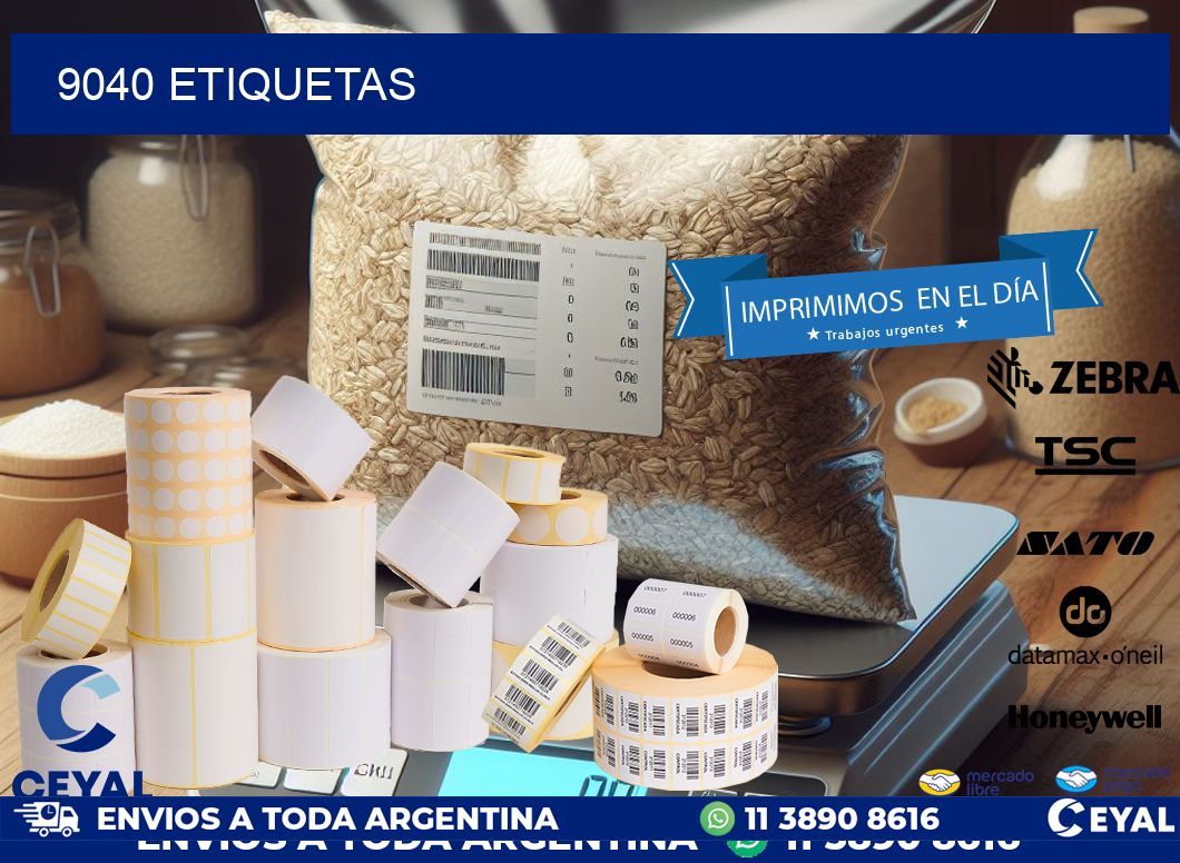 9040 ETIQUETAS