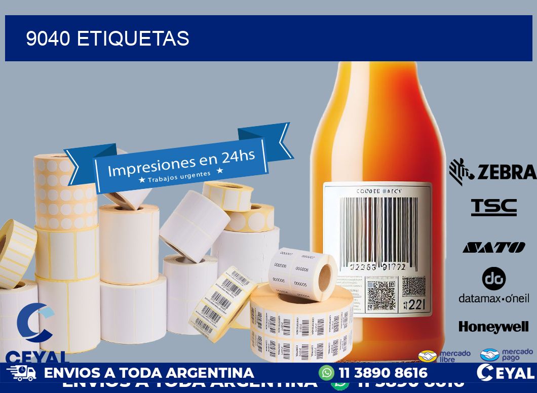 9040 ETIQUETAS