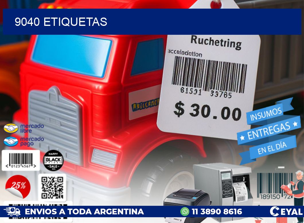 9040 ETIQUETAS