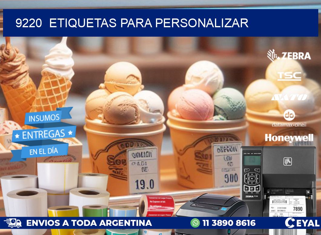 9220  ETIQUETAS PARA PERSONALIZAR