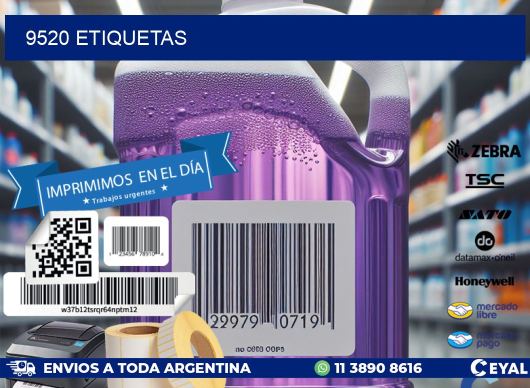 9520 ETIQUETAS
