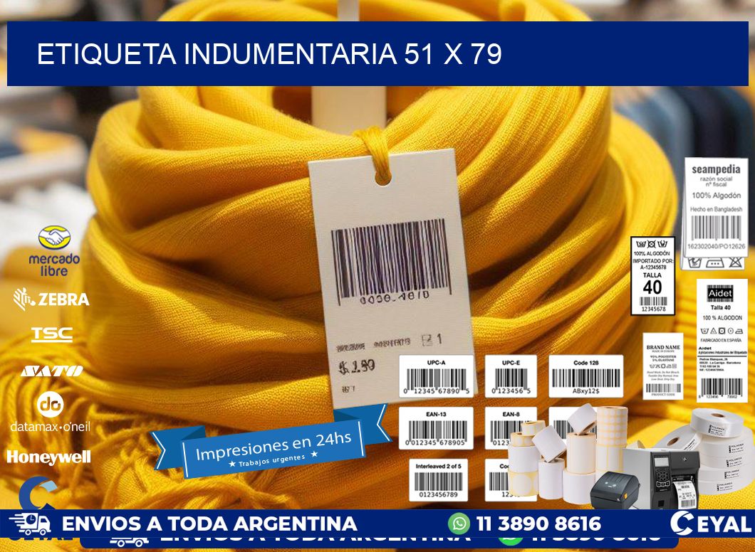 ETIQUETA INDUMENTARIA 51 x 79